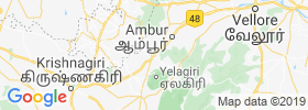 Vaniyambadi map
